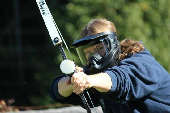 Archery Tag / Battle Archery £20.00 for 60 minutes per person - only bookable by phone - Glen on 07866722909) Book the whole court with instructor for £125 ph. A minimum of 6 people for the activity to be fun for all.